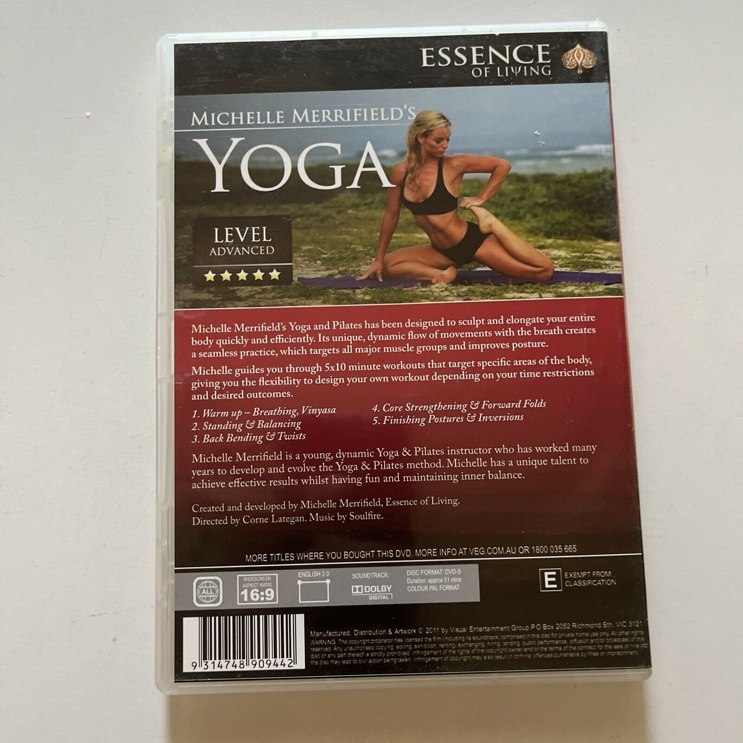 Michelle Merrifield's: Yoga - Fusion Level - Advanced (DVD) All Regions