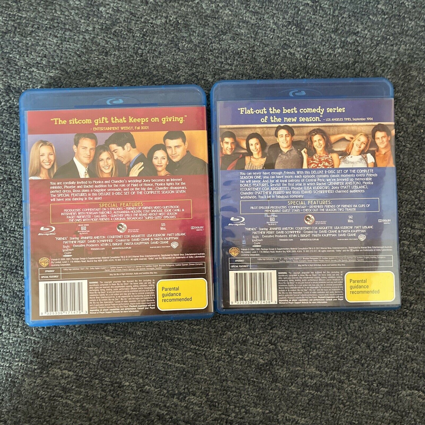 Friends - The Complete Series (Bluray, 2004) Region B