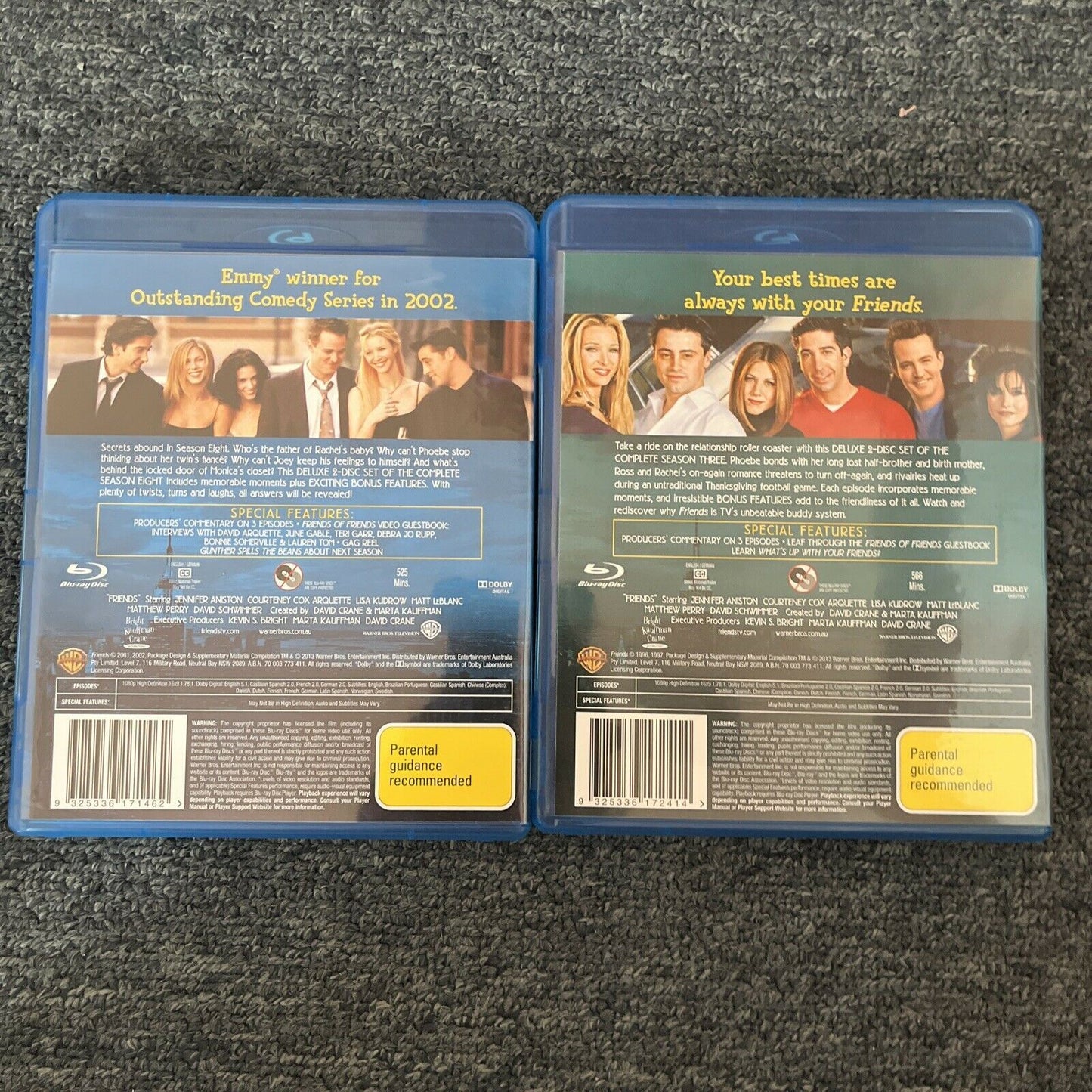 Friends - The Complete Series (Bluray, 2004) Region B