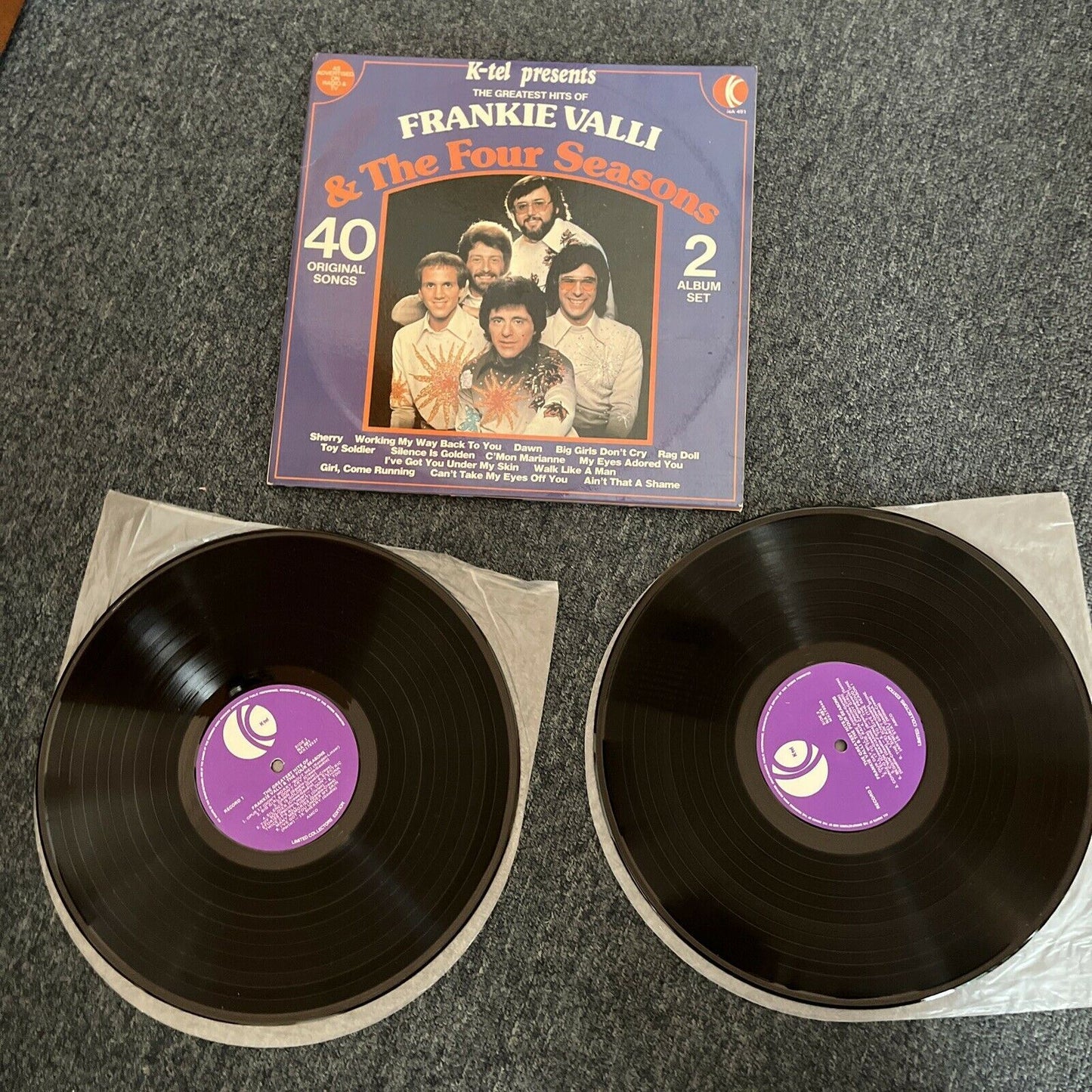 The Greatest Hits Of Frankie Valli & The Four Seasons Vinyl 2-Albums 1976