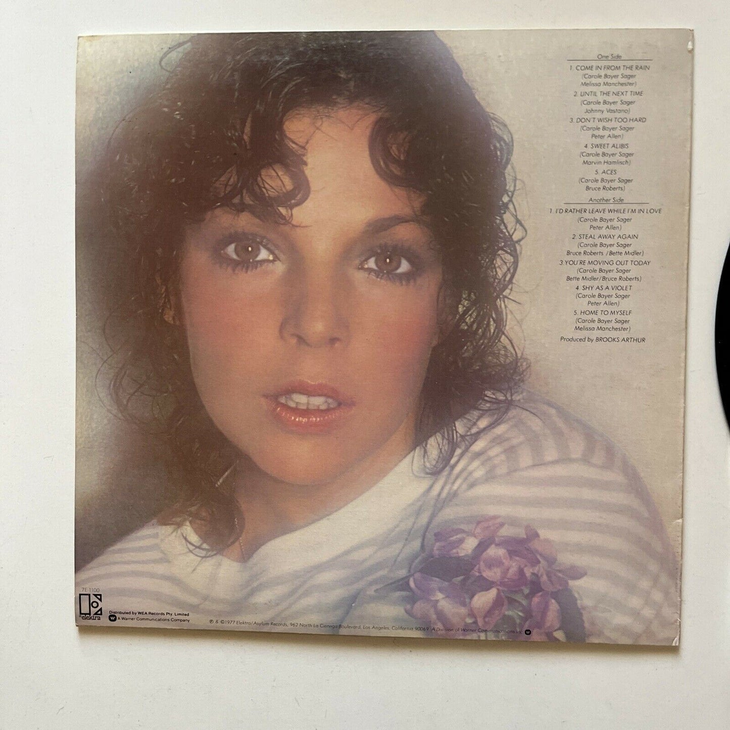 Carole Bayer Sager by Carole Bayer Sager Vinyl 1977 Elektra Records 7E-1100