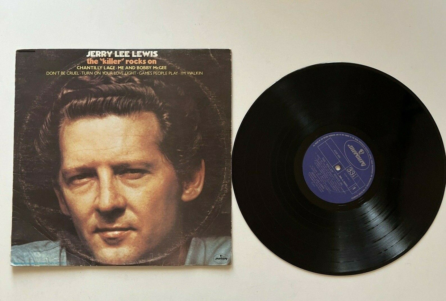 Jerry Lee Lewis - The Killer Rocks On (Vinyl, 1972)