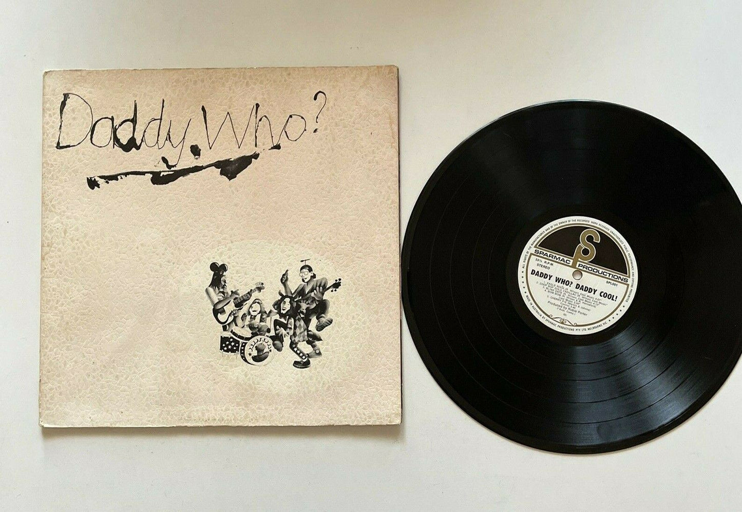 Daddy Cool – Daddy Who? 1971 Original Vinyl Record Sparmac Productions Aust