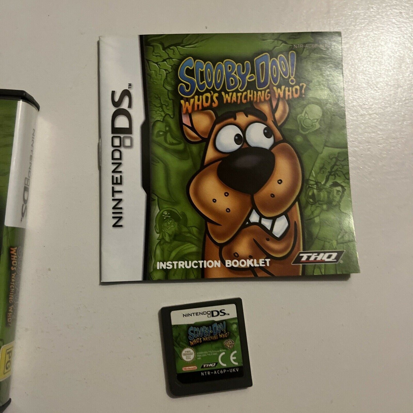 Scooby-Doo Who's Watching Who? NINTENDO DS Game With Manual