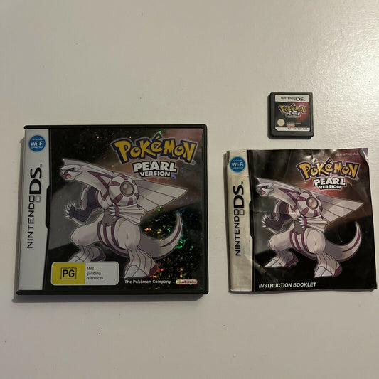 Pokémon: Pearl Version (Nintendo DS, 2007) With Manual