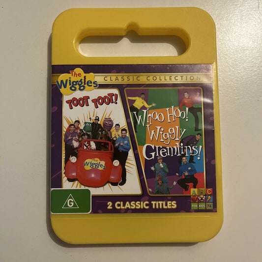 The Wiggles - Toot Toot! / Whoo Hoo Wiggly Gremlins (DVD, 2005) Region 4