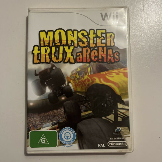 Monster Trux Arenas (Nintendo Wii PAL, 2010, Data Design)