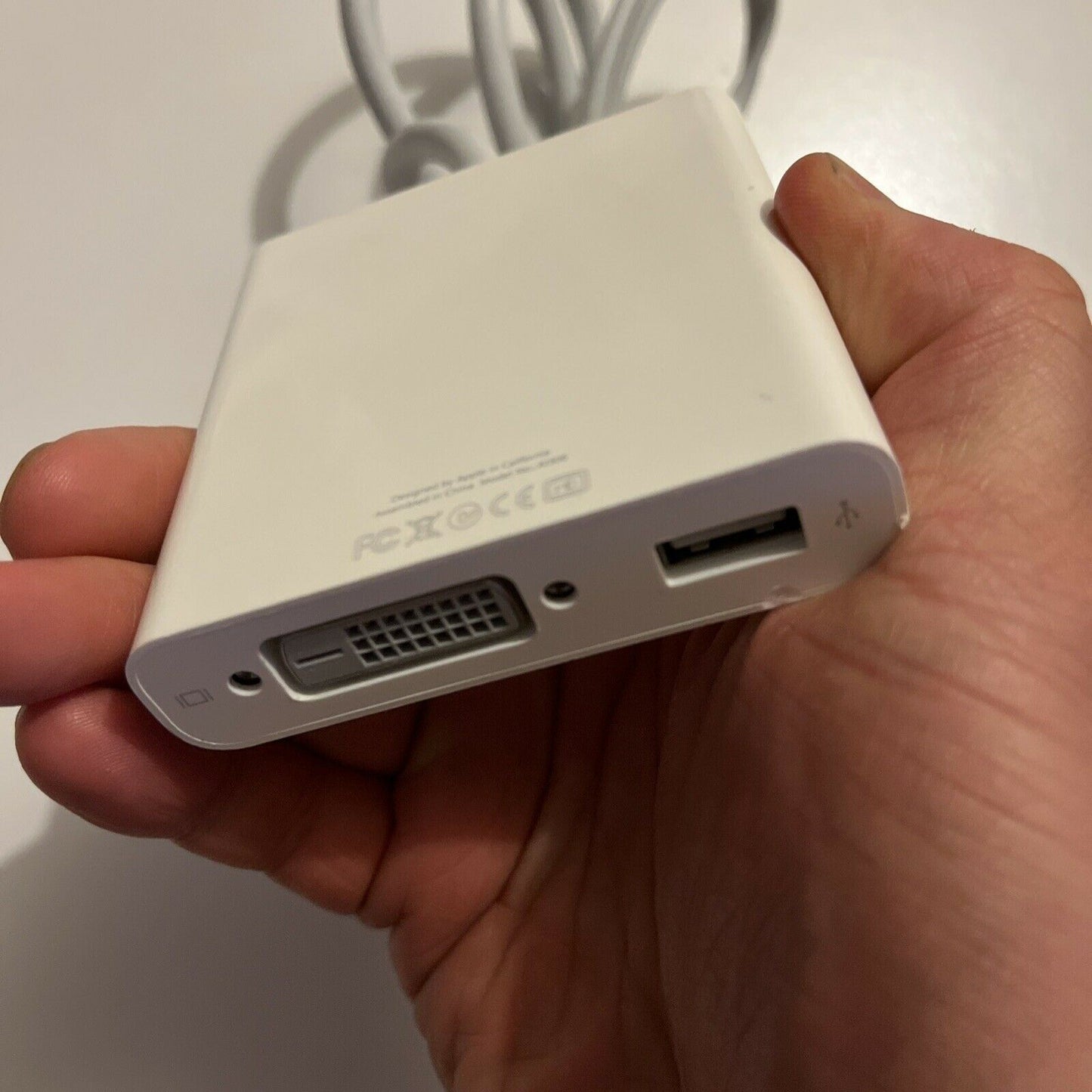 Genuine Apple A1306 Mini Displayport DP to Dual-link DVI Adapter Cable MB571Z/A