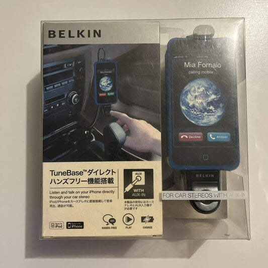 Belkin TuneBase For iPhone 30-Pin & Car Stereos With Aux-in
