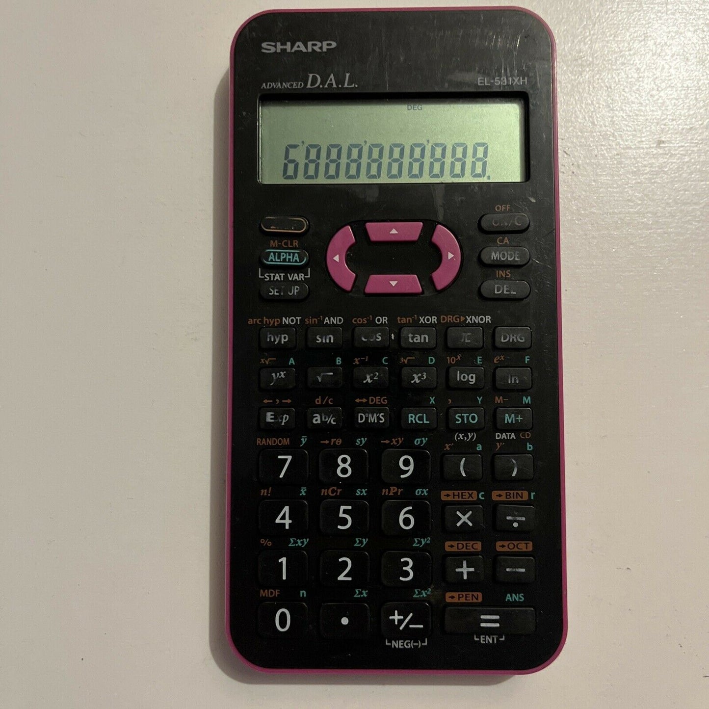 Sharp EL-531XH Advanced D.A.L Scientific Calculator