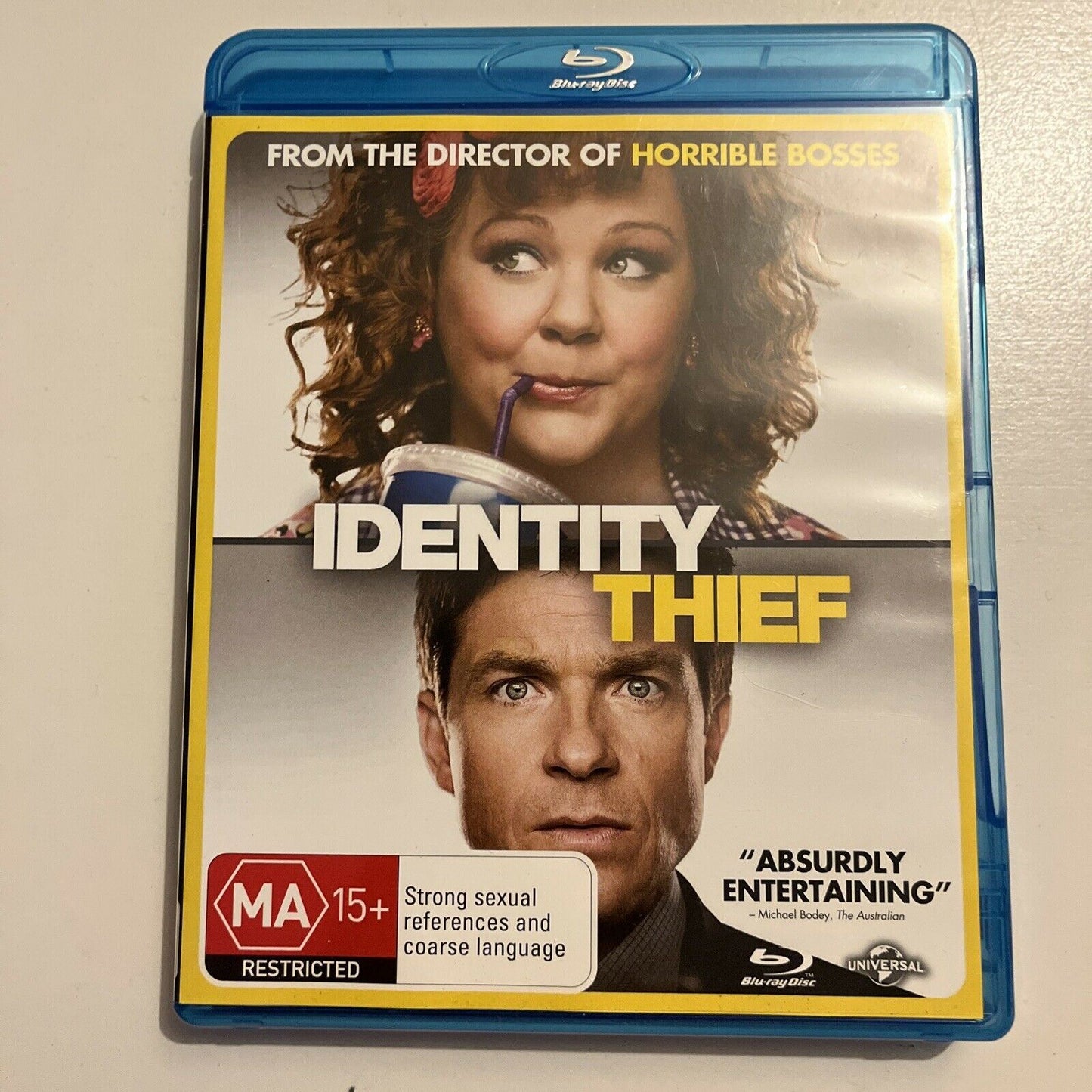Identity Thief (Blu-ray, 2013) Jason Bateman, Melissa McCarthy,Jon Favre RegionB