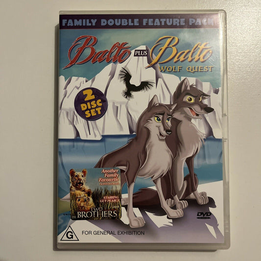 Balto  / Balto - Wolf Quest (DVD, 1995, 2-Disc Set) Region 4&2