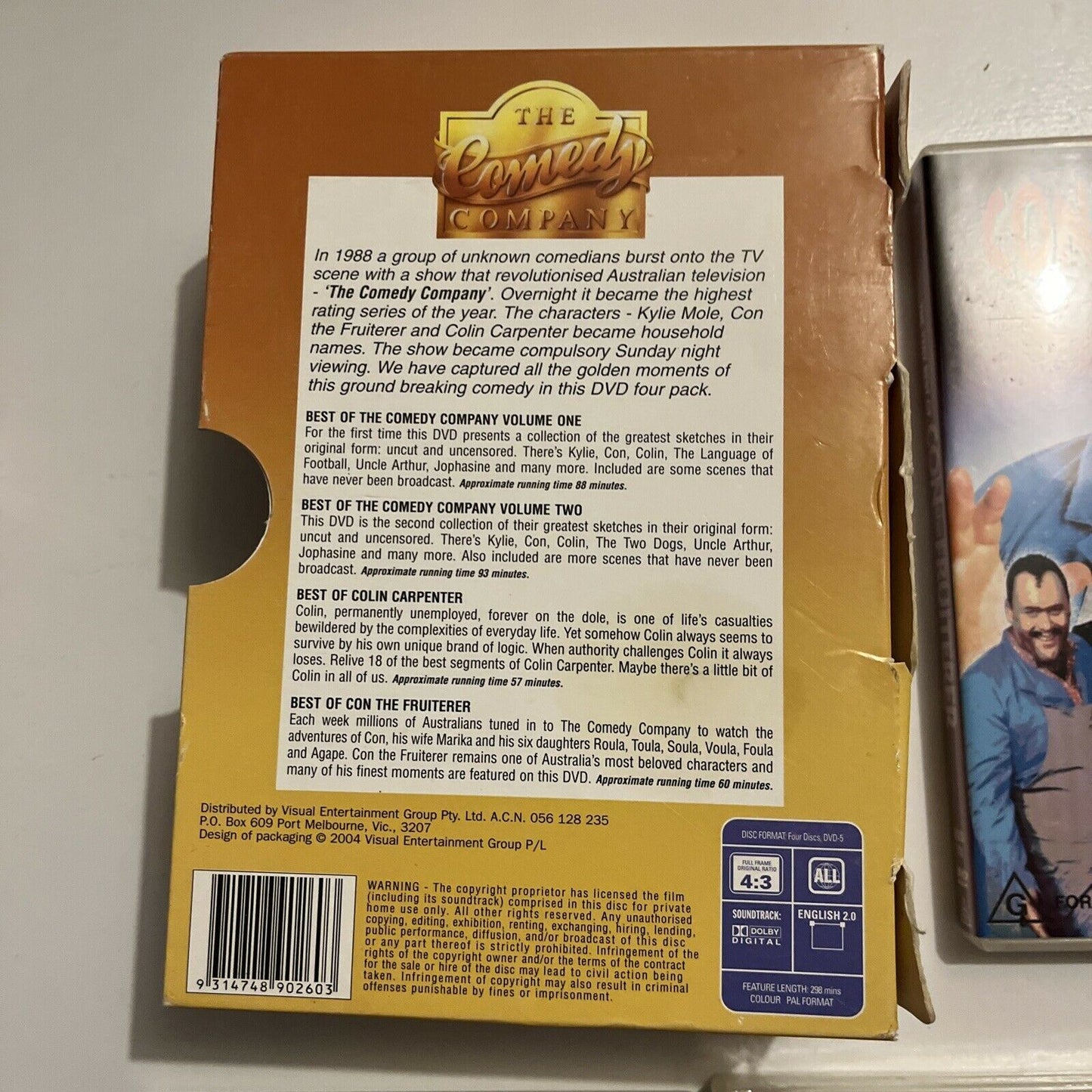 The Very Best of Comedy Company: 1 + 2 + Colin Carpenter + Con Fruiterer (DVD)