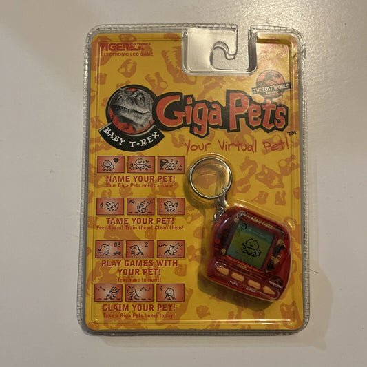 *New Sealed* Giga Pets: Baby T-Rex Virtual Pet The Lost World Jurassic Park 1997