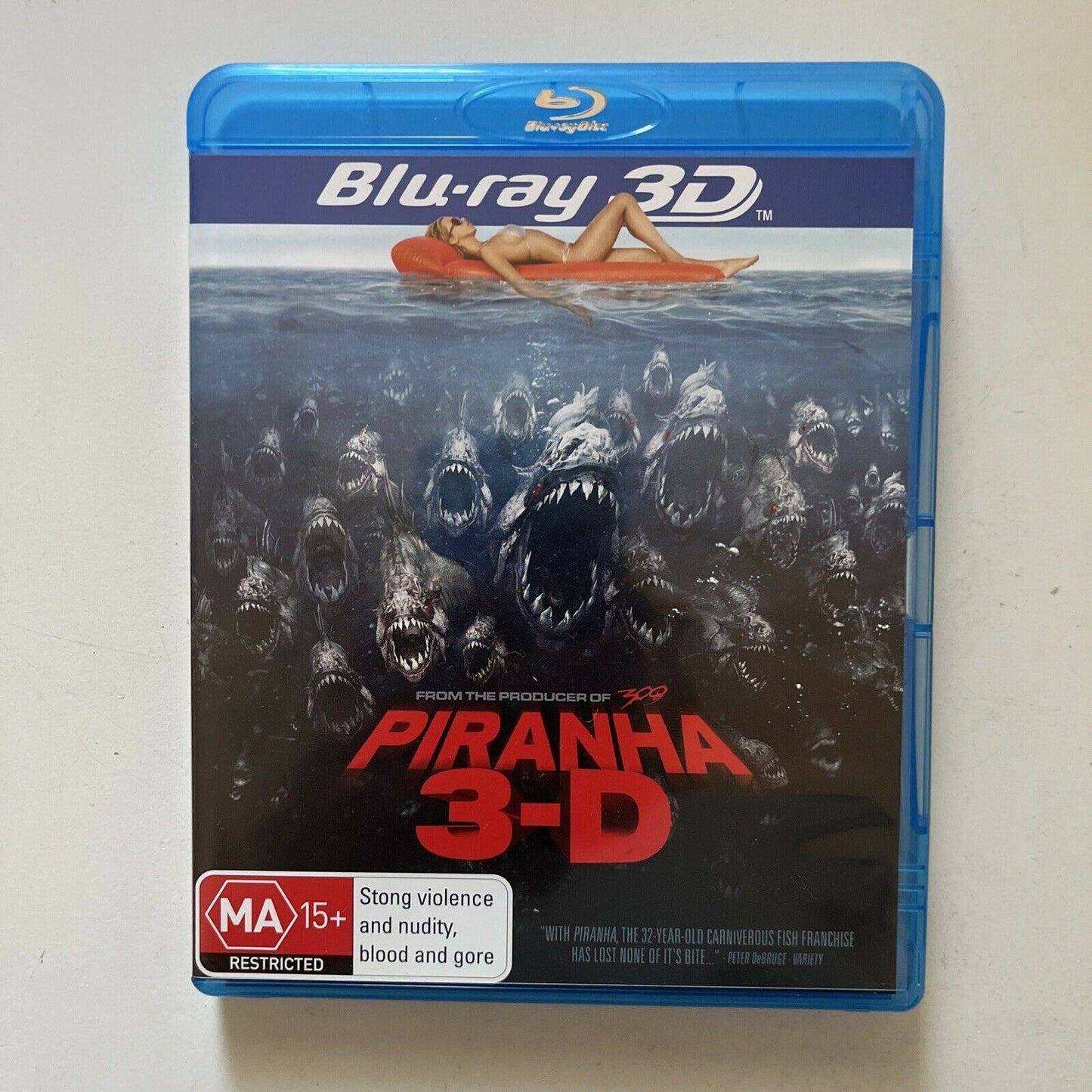 Piranha 3D (Blu-ray 3D, 2009) Riley Steele, Steven R. McQueen. All Regions
