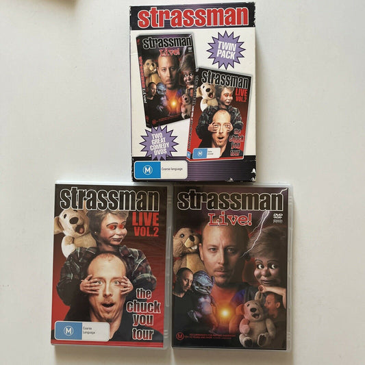 David Strassman - Live : Vol 1-2 (DVD, 2007, 2-Disc Set) All Regions