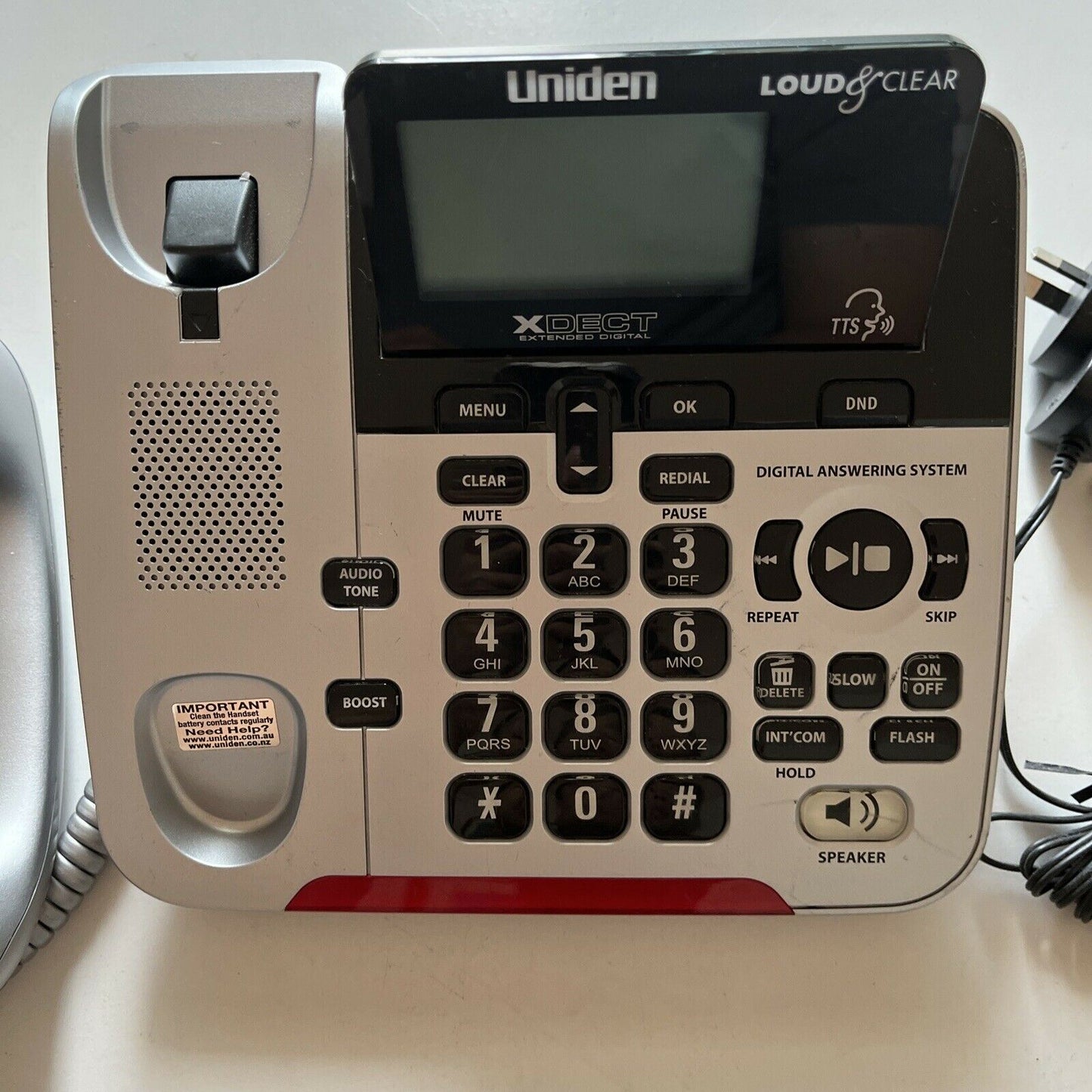 Uniden SSE37+1 XDECT Extended Digital Loud & Clear Corded Telephone