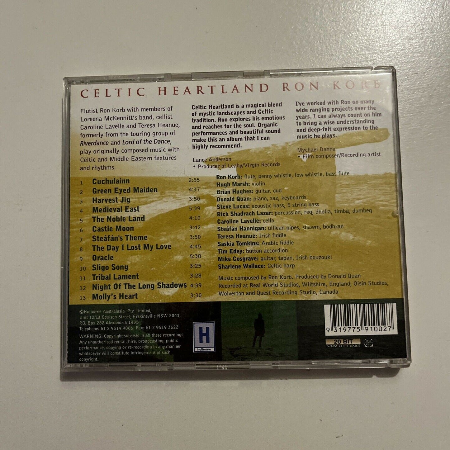 Ron Korb - Celtic Heartland (CD, 2000)