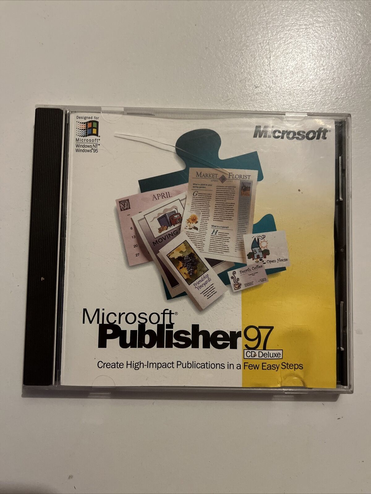 Microsoft Publisher 97 PC CDROM For Windows 95