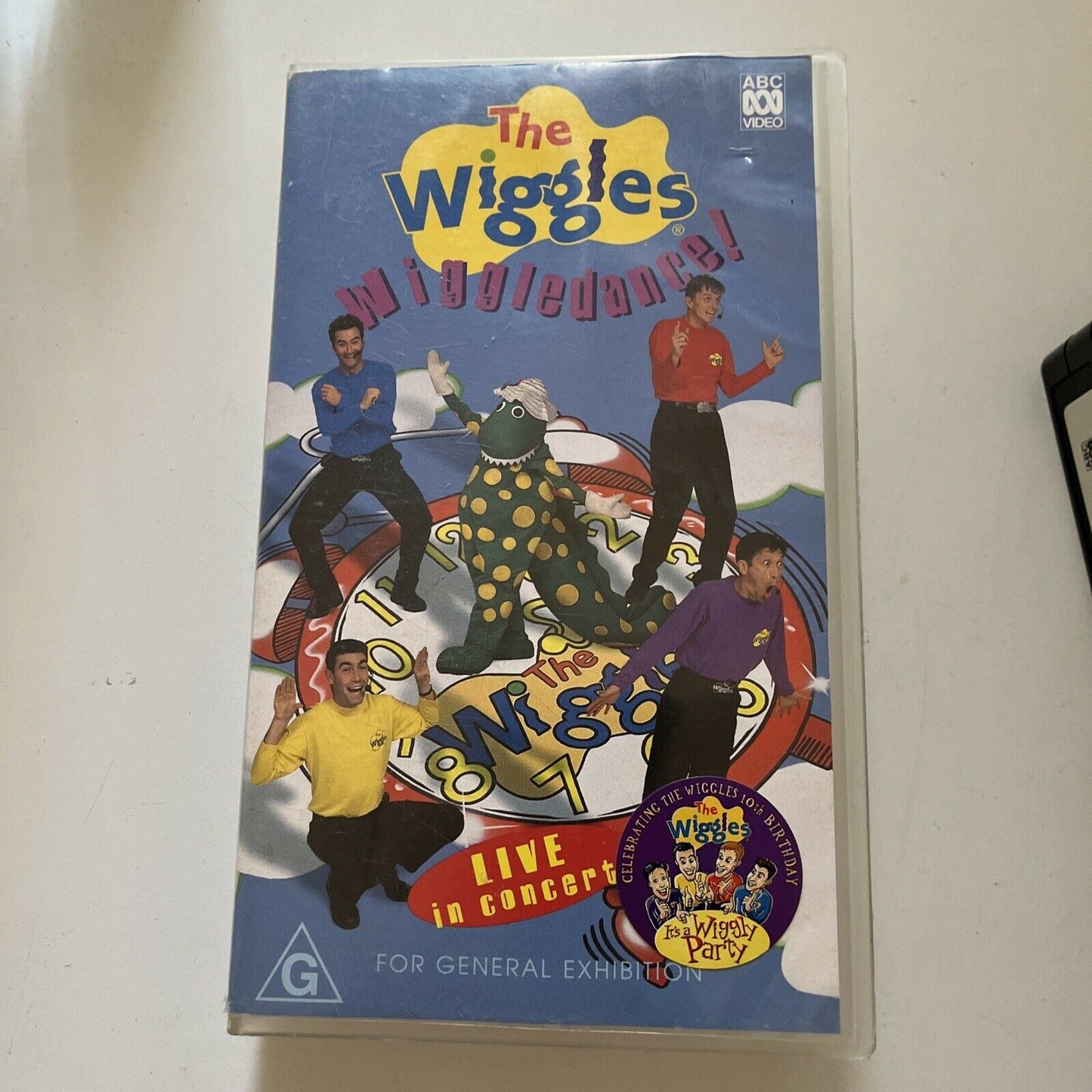 The Wiggles Wiggledance Live in concert VHS Video 1998 PAL  ABC Video