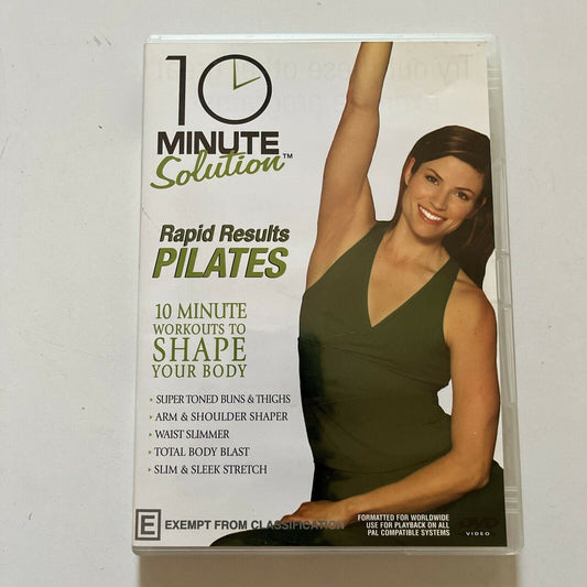 10 Minute Solutions - Rapid Results Pilates (DVD, 2007) Lara Hudson. All Regions