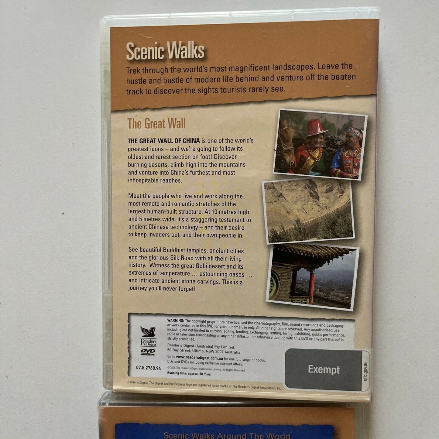 Scenic Walks Around The World: Romance Nature / Dramatic Planet / Great Wall DVD