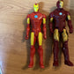 2x Iron Man 11" Action Figure Hasbro Marvel 2013 & 2014