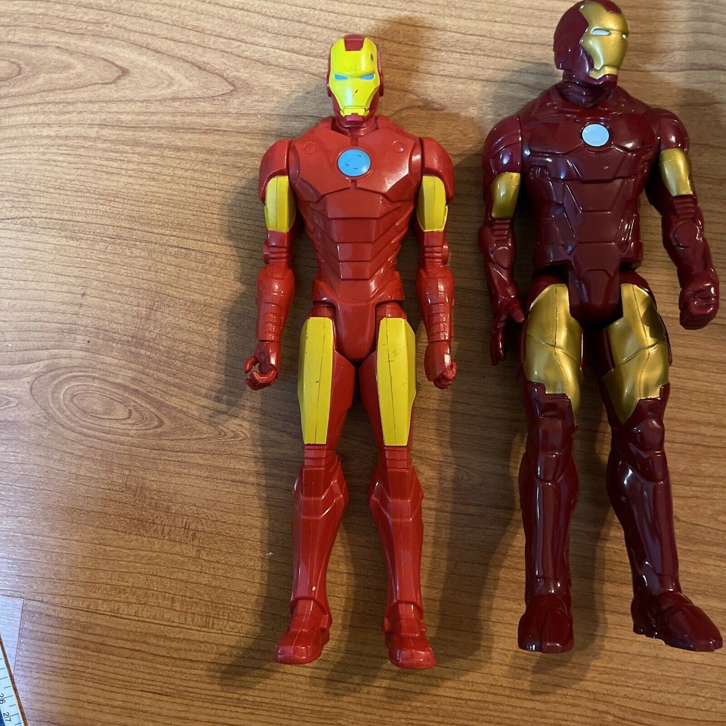 2x Iron Man 11" Action Figure Hasbro Marvel 2013 & 2014