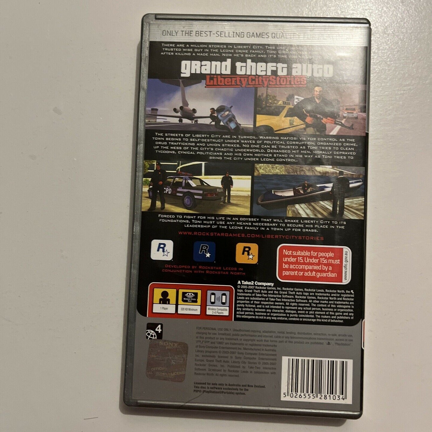 Grand Theft Auto: Liberty City Stories (PSP, 2005)