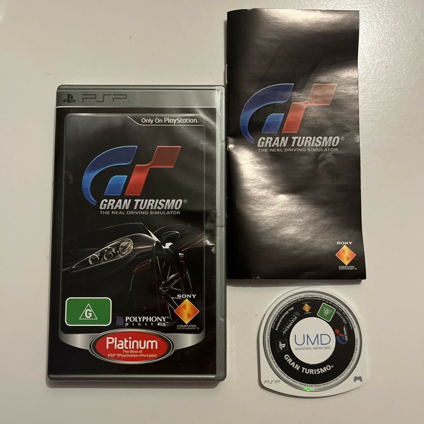 Gran Turismo: The Real Driving Simulator for Sony PSP  with Manual