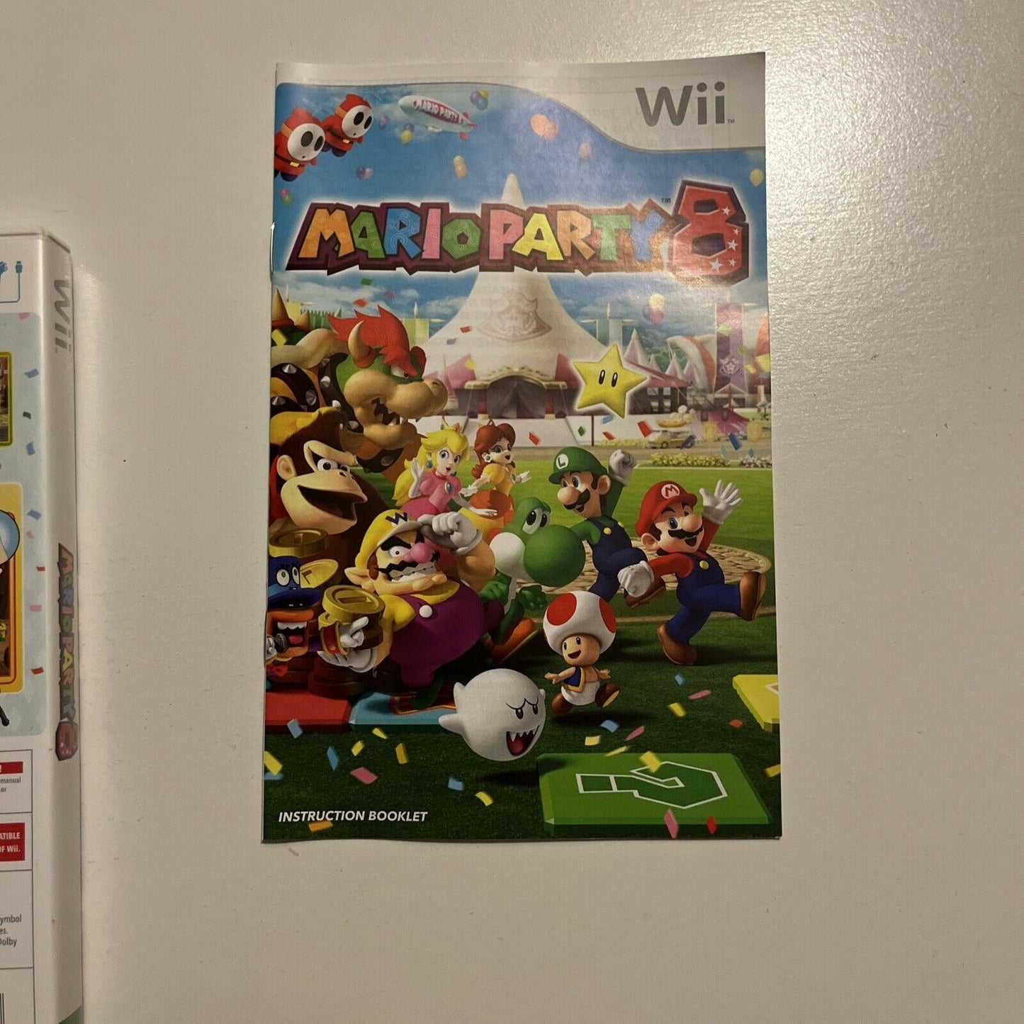 Mario Party 8 (Nintendo Wii, 2007) With Manual PAL