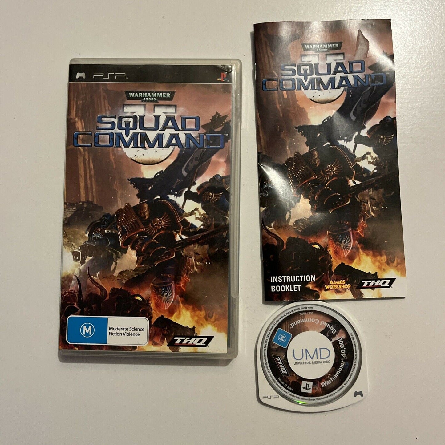 Warhammer 40,000: Squad Command - Sony PSP With Manual