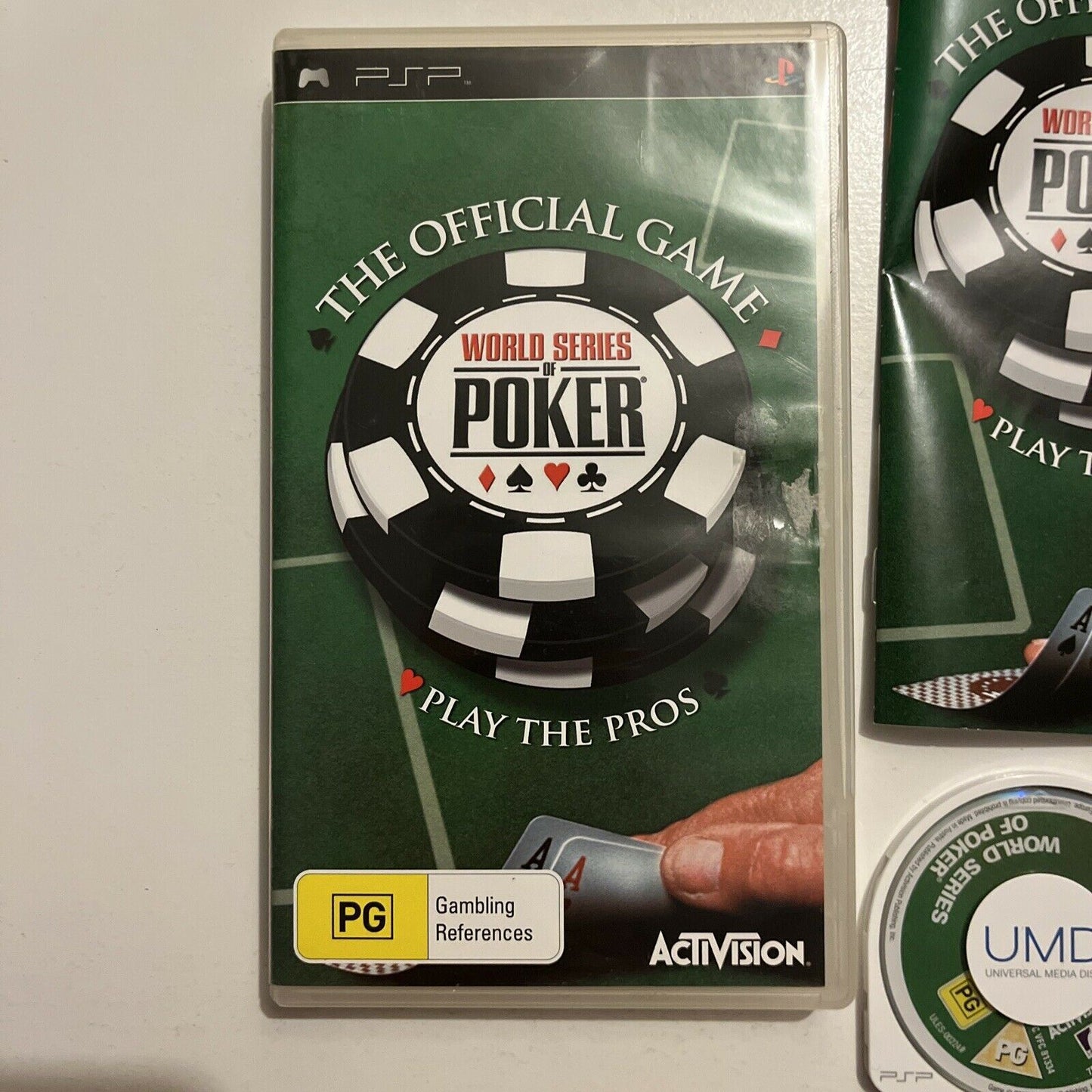 World Series of Poker - The Official Game for Sony PSP With Manual