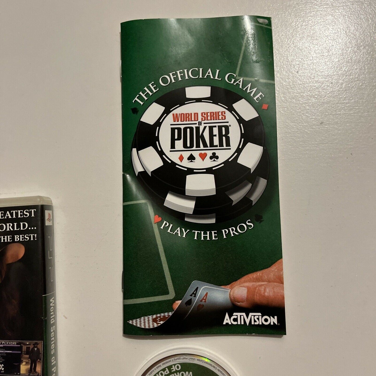 World Series of Poker - The Official Game for Sony PSP With Manual