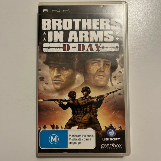 Brothers In Arms D-Day Sony PSP Playstation Portable Game