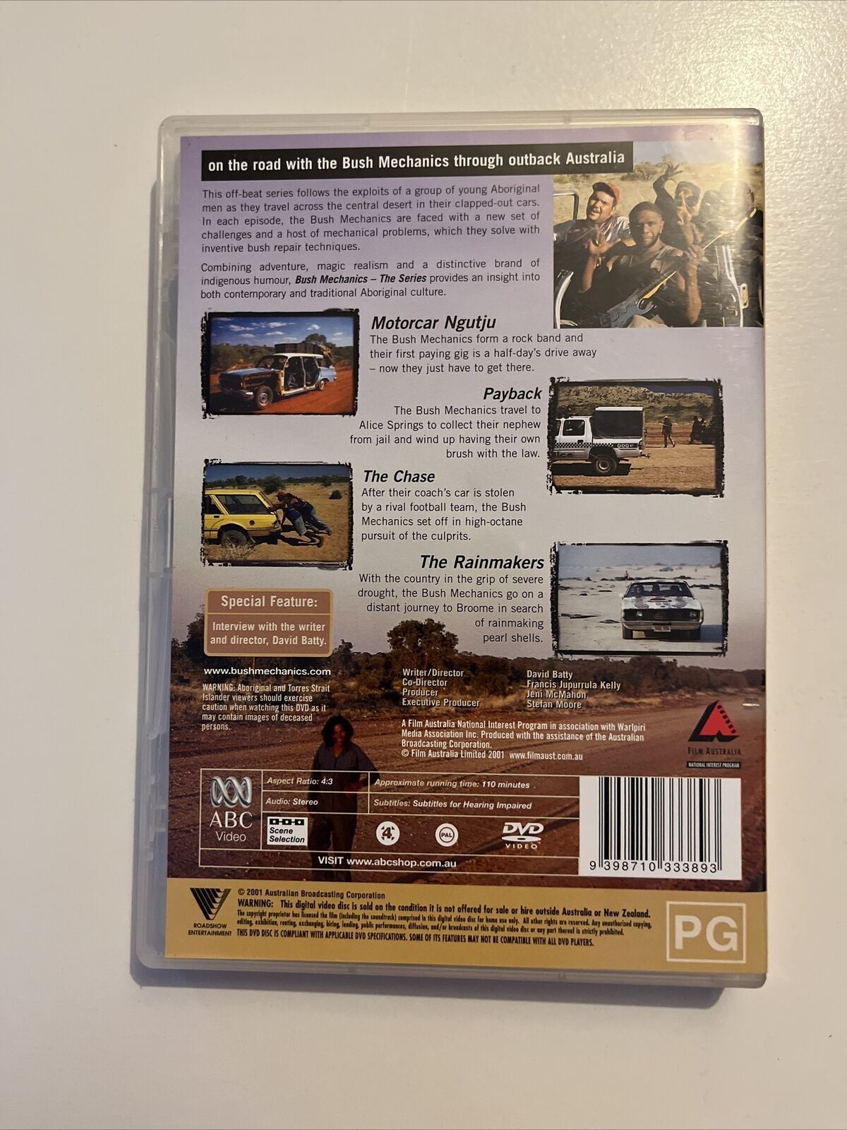 Bush Mechanics (DVD, 2001) Region 4