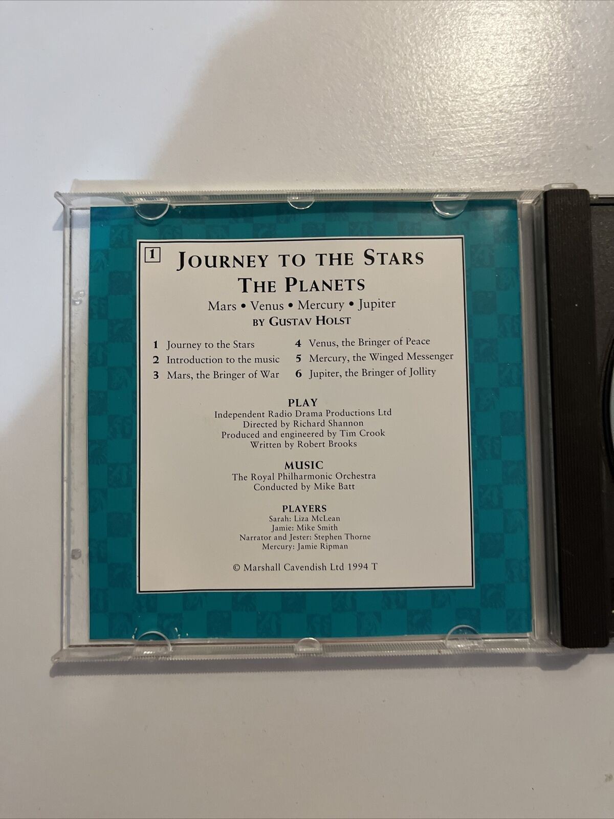 Gustav Holst - Journey To The Stars With Music From The Planets (CD, 1994)