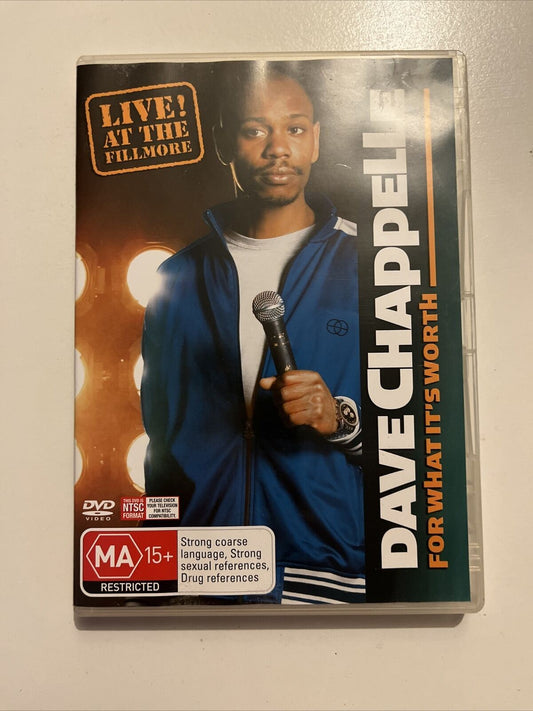Dave Chappelle - For What It's Worth (DVD, 2006) Region 4