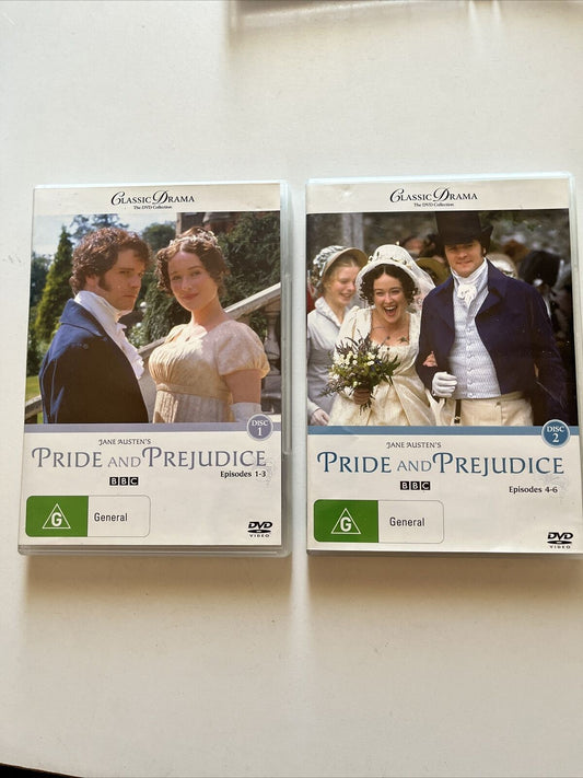 BBC: Pride And Prejudice - Complete Series (DVD, 1995, 2-Disc) Region 4&2