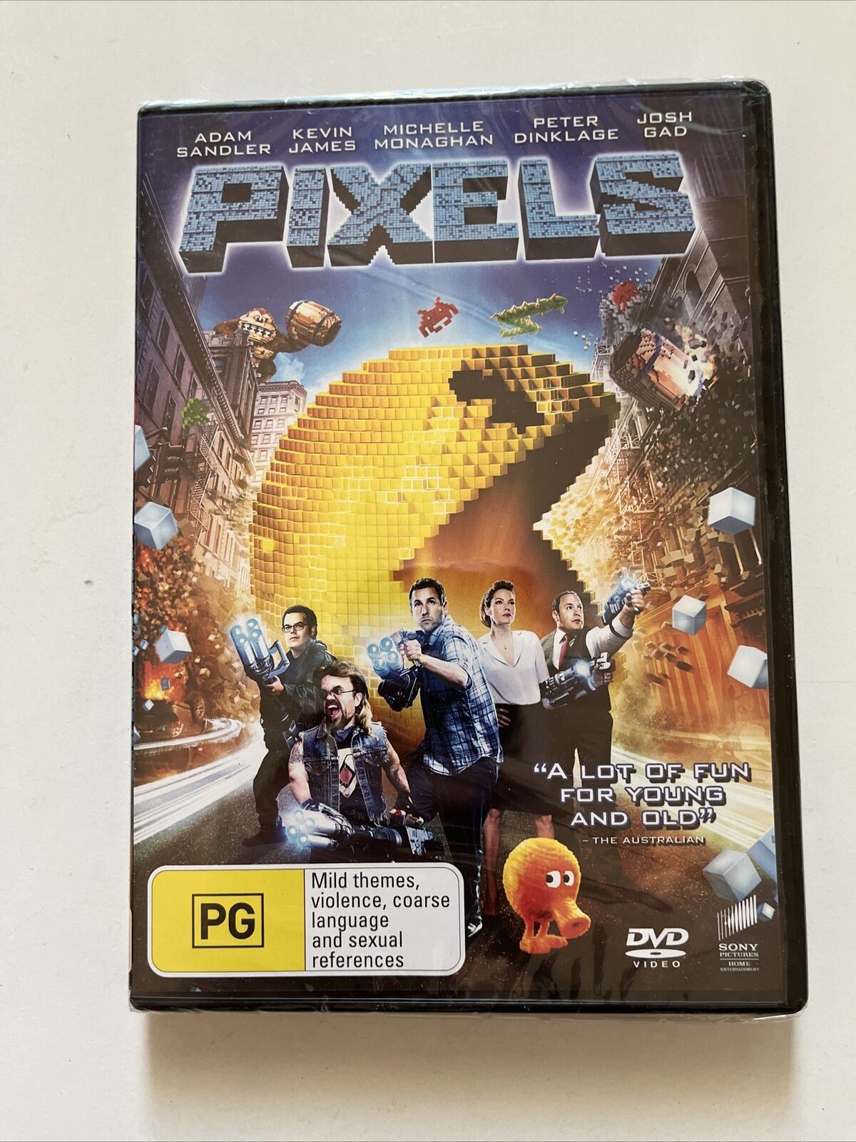 Pixels Dvd Label *New Sealed* Pixels (DVD, 2015) Region 4&2 – Retro Unit