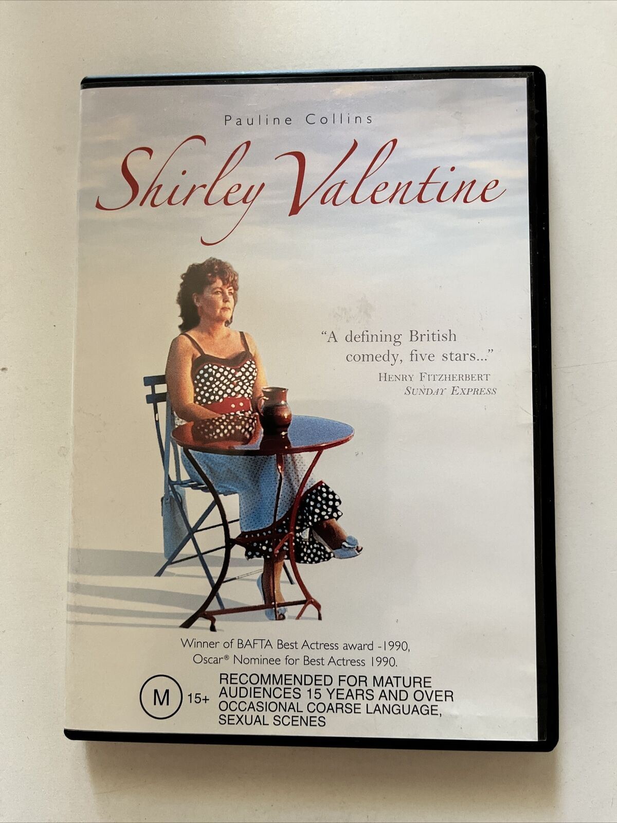 Shirley Valentine (DVD, 1989) Tom Conti, Pauline Collins. Region 4