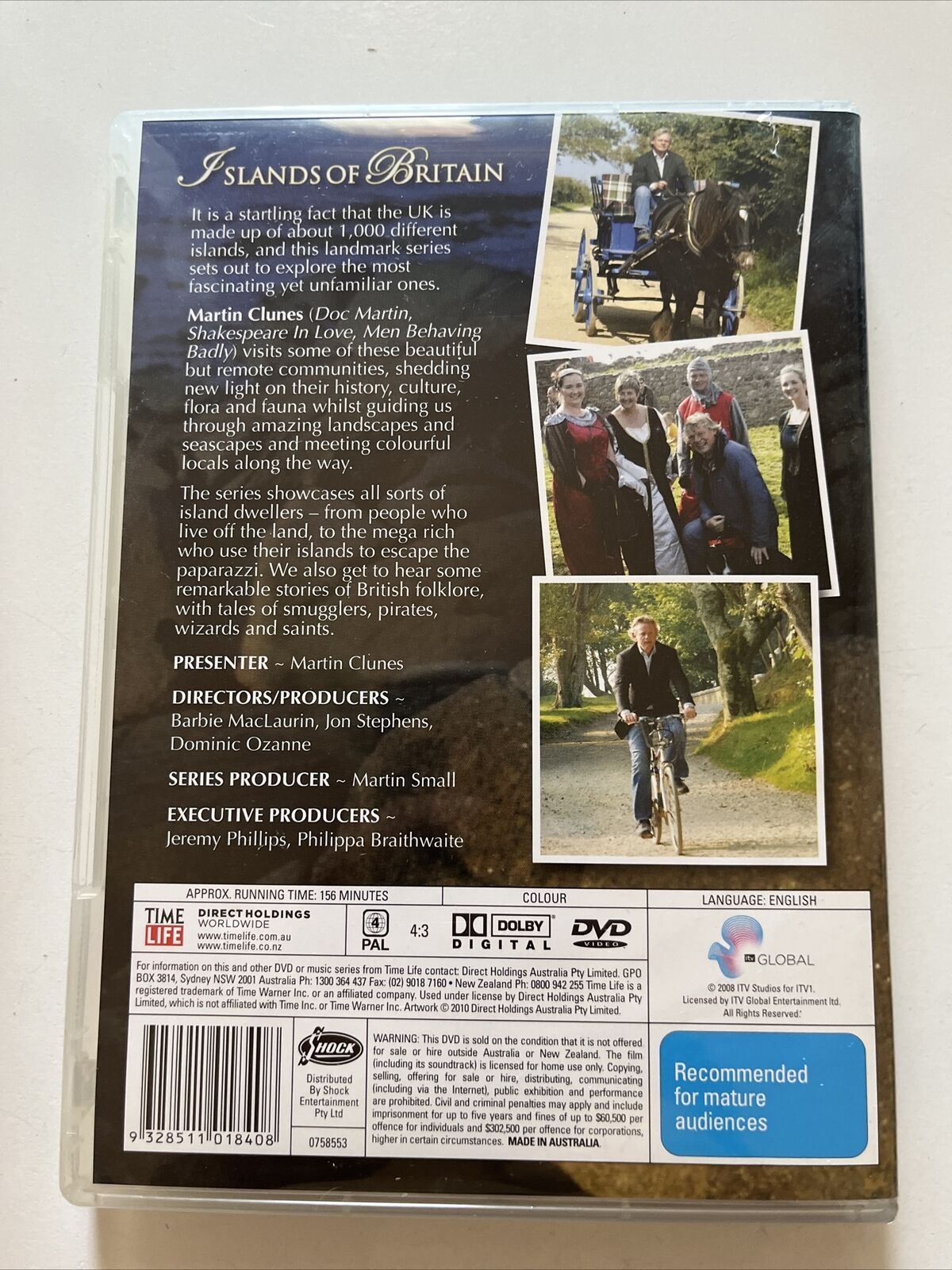 Islands Of Britain (DVD, 2010, 3-Disc Set) Martin Clunes. Region 4