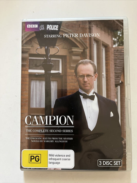Campion : Series 2 (DVD, 1990, 3-Disc) BBC Peter Davison. Region 4