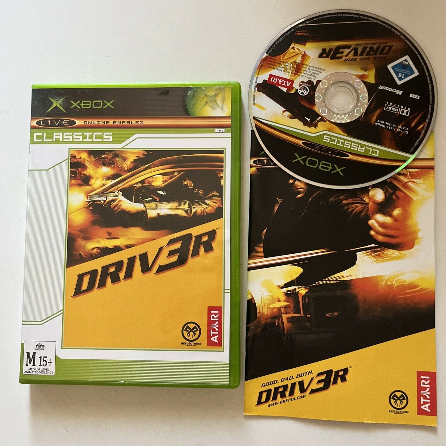 Driv3R - Driver - Original Xbox PAL With Manual Racing Game