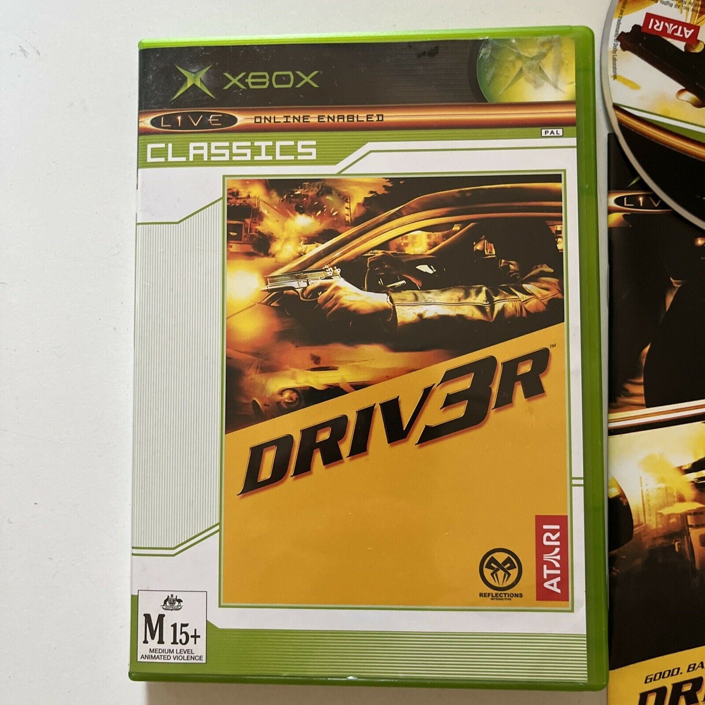 Driv3R - Driver - Original Xbox PAL With Manual Racing Game