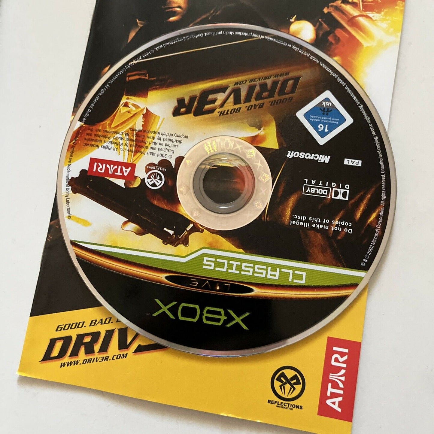 Driv3R - Driver - Original Xbox PAL With Manual Racing Game