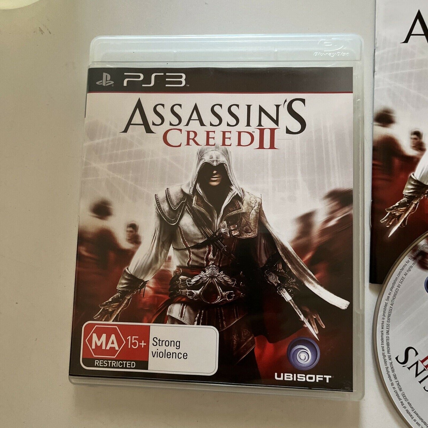 Assassin's Creed II (Sony PlayStation 3, 2009) With Manual