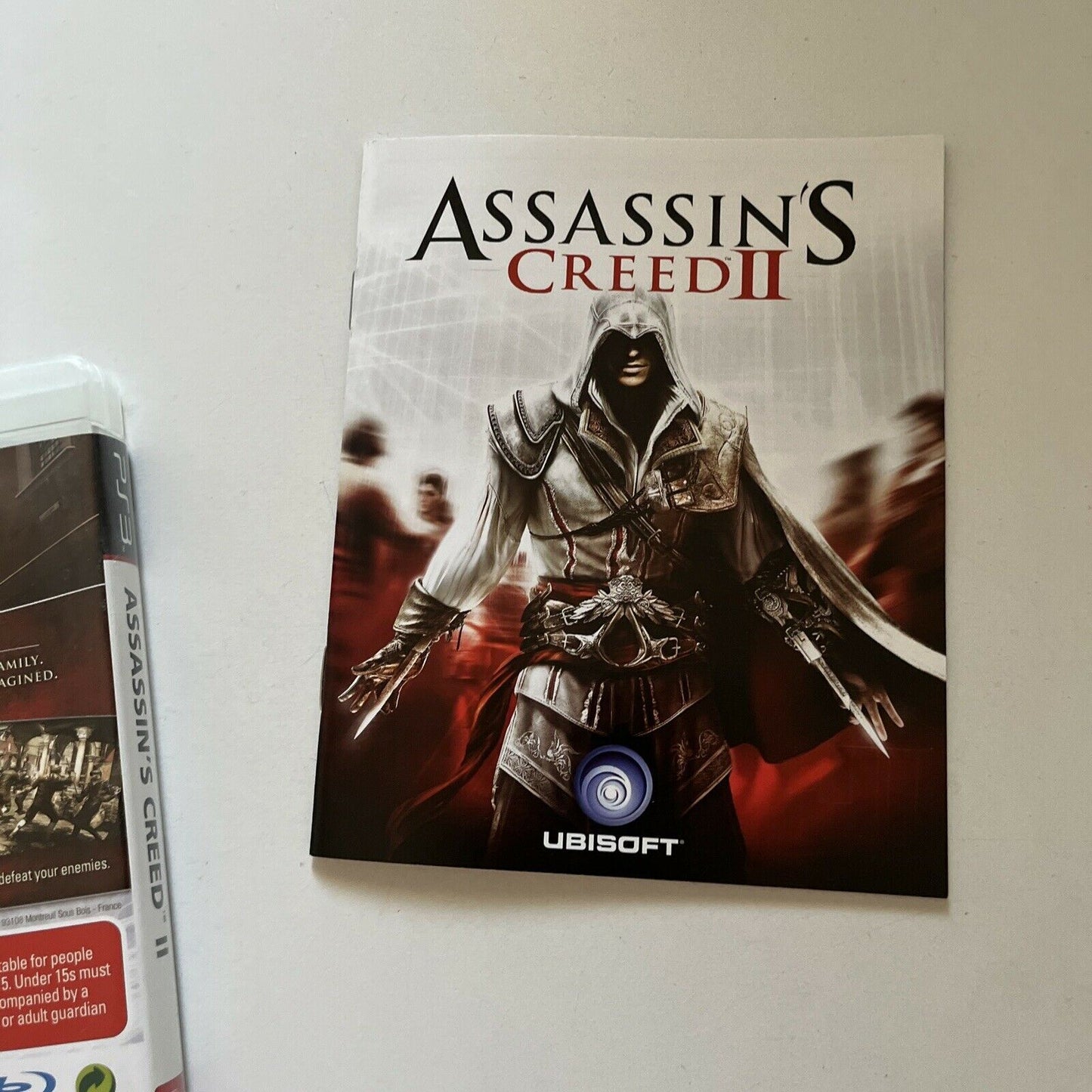 Assassin's Creed II (Sony PlayStation 3, 2009) With Manual