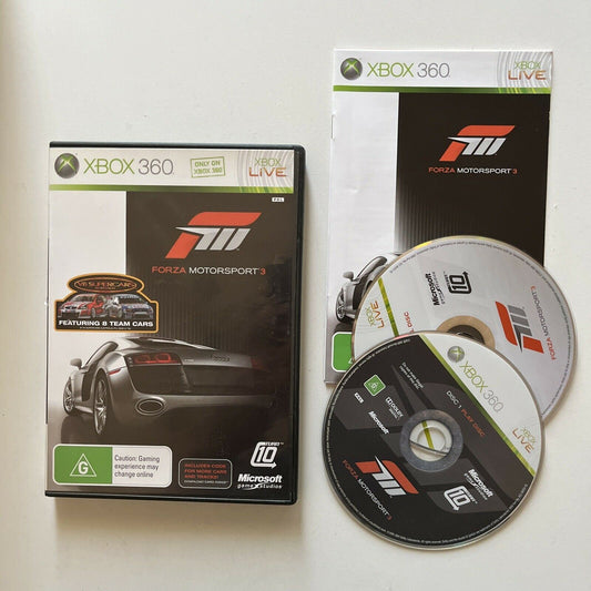 Forza Motorsport 3 For Xbox 360 With Manual PAL