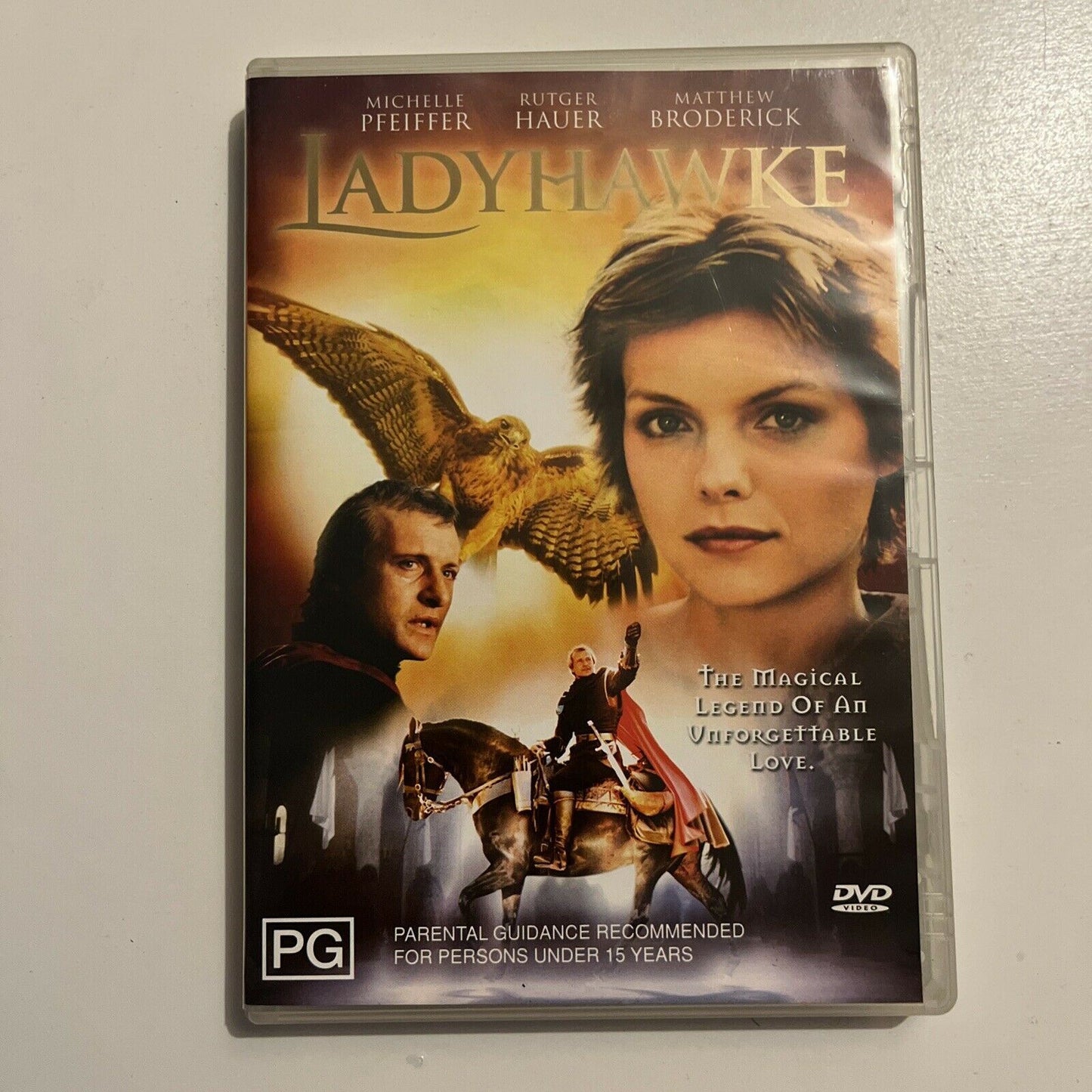 Ladyhawke (DVD, 1985) Rutger Hauer, Matthew Broderick, Michelle Pfeiffer Region4